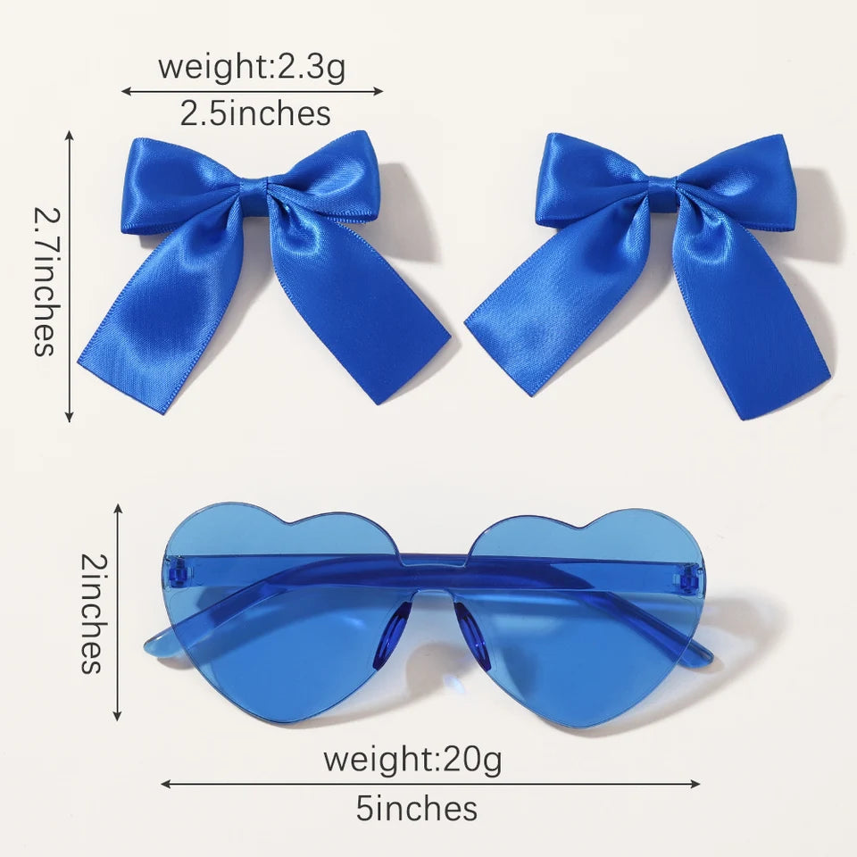 Kids Summer Sunglasses and Headband Set