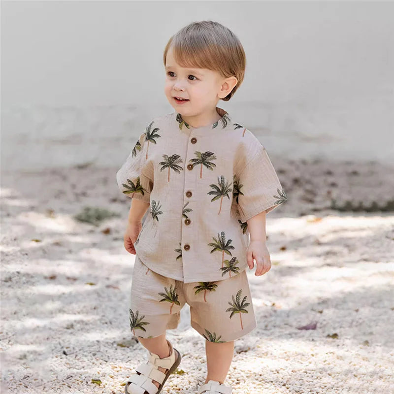 Toddler Palm Tree Summer Outfit