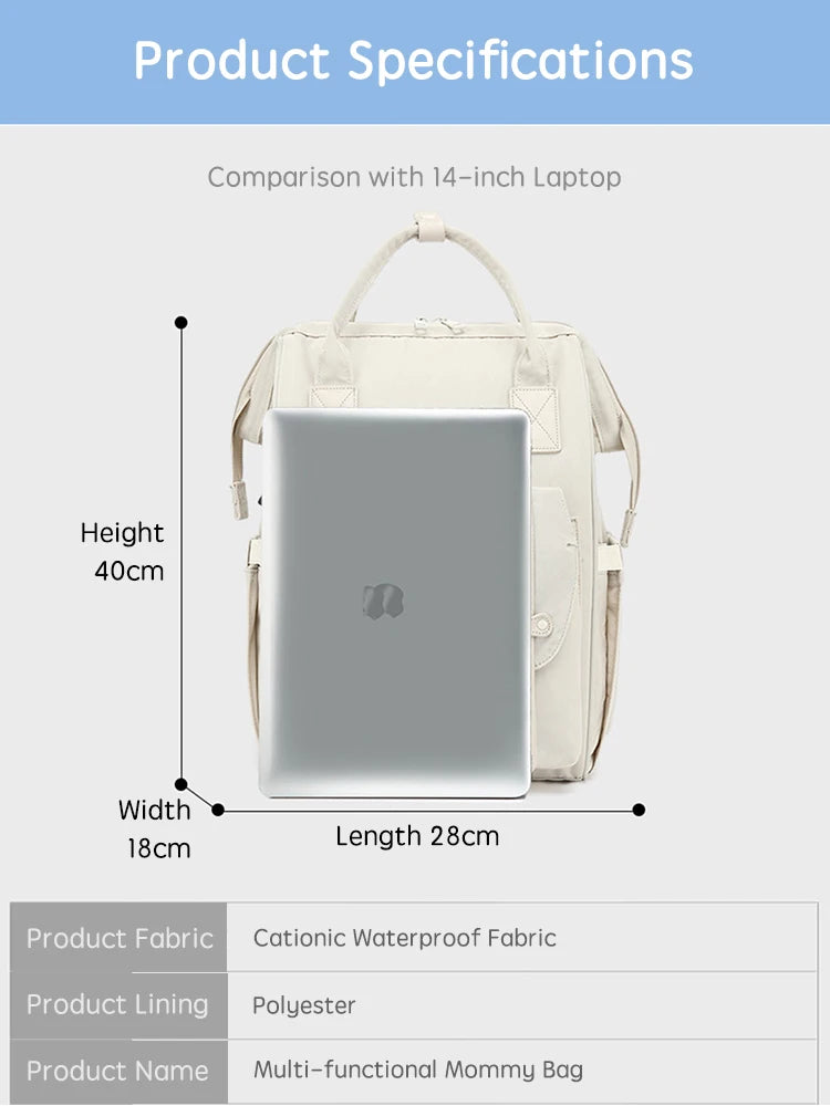 Waterproof Diaper Bag Backpack