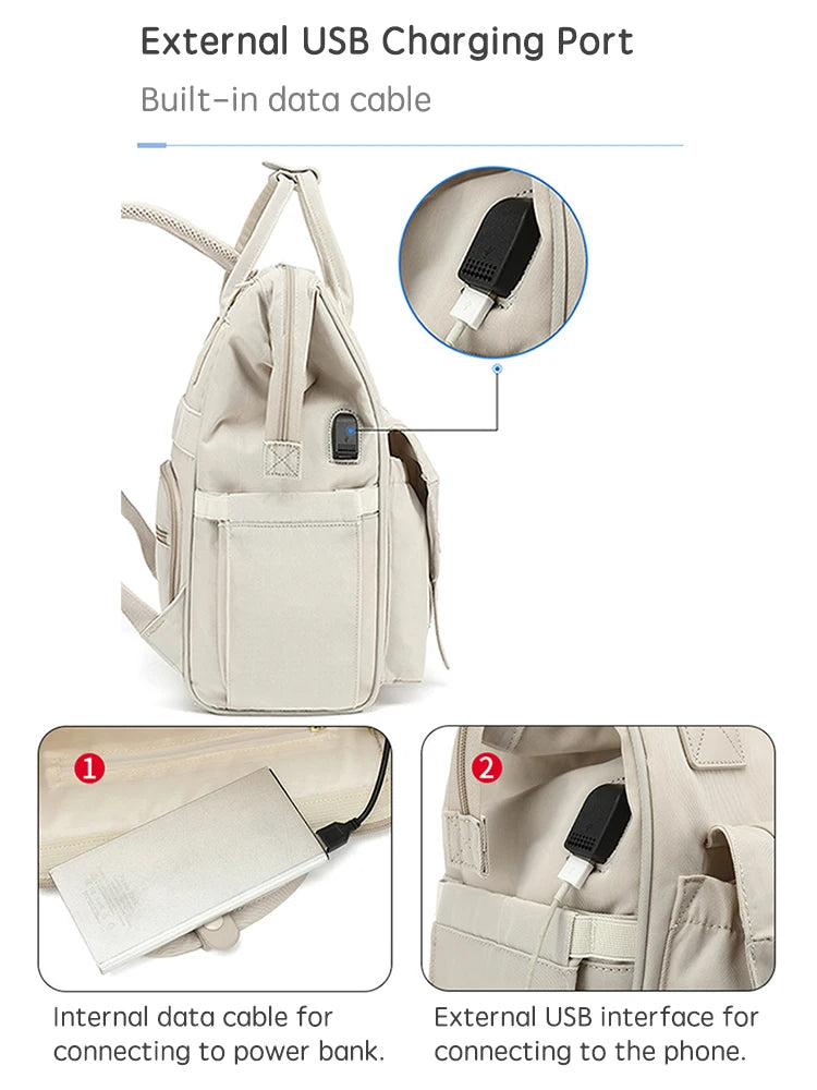 Waterproof Diaper Bag Backpack