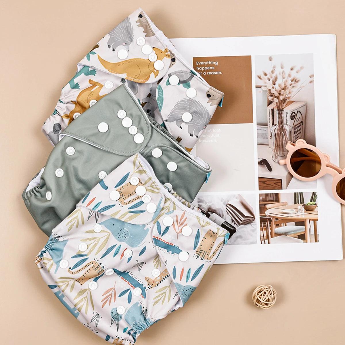 3 cloth pocket diapers