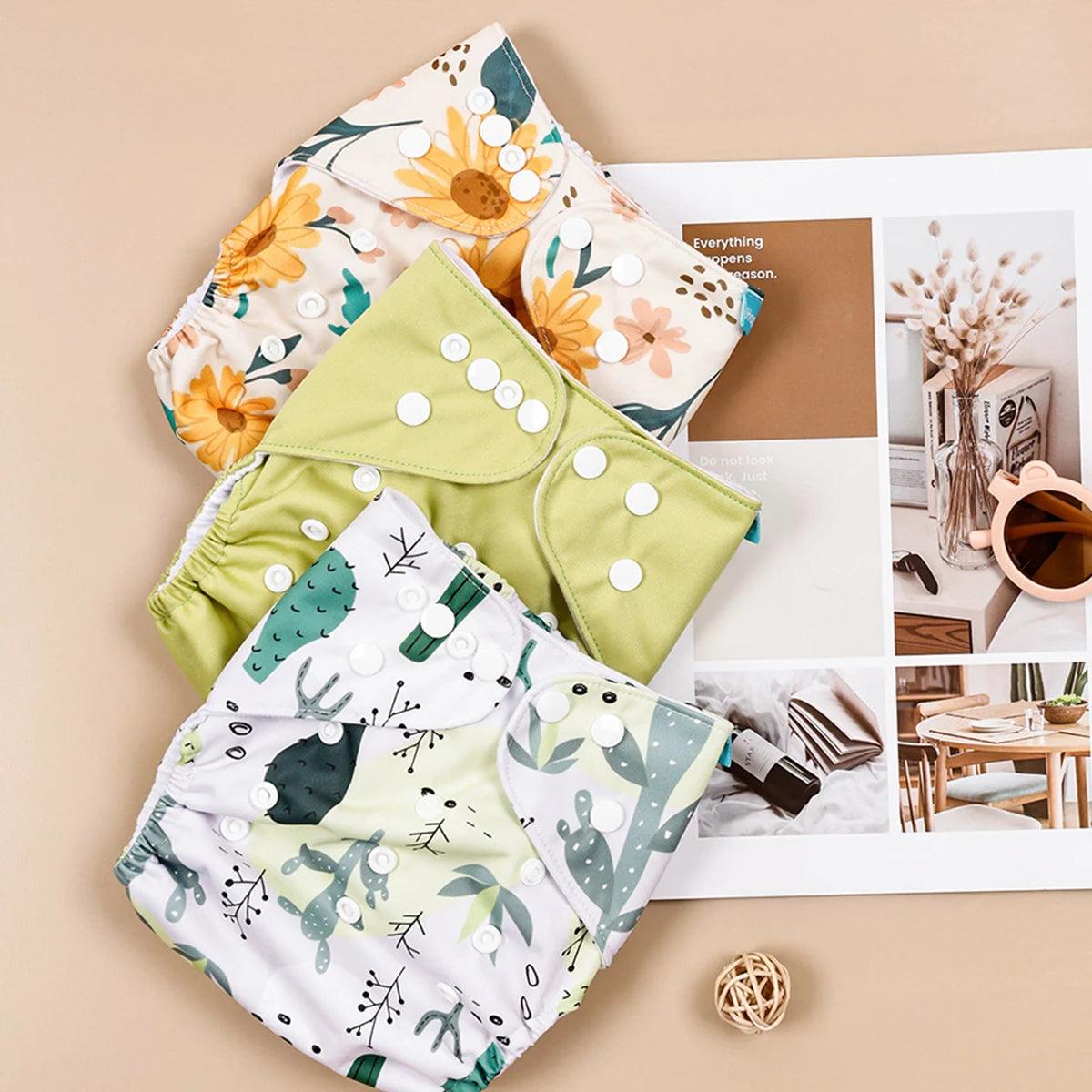 3 cloth pocket diapers