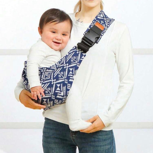 baby in hip sling carrier
