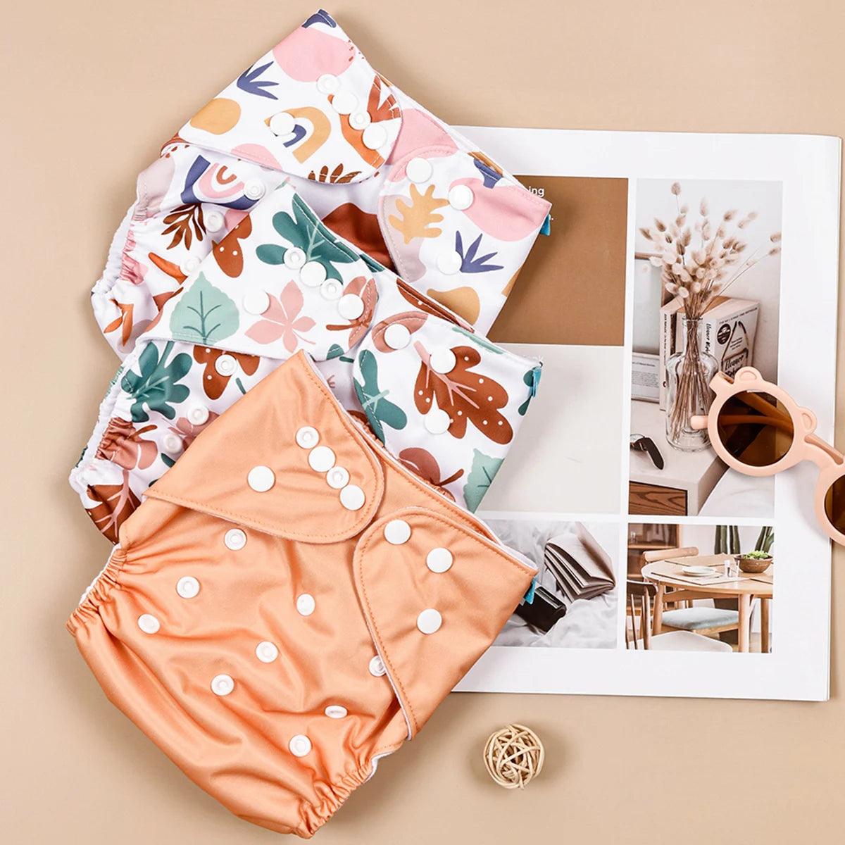 3 cloth pocket diapers
