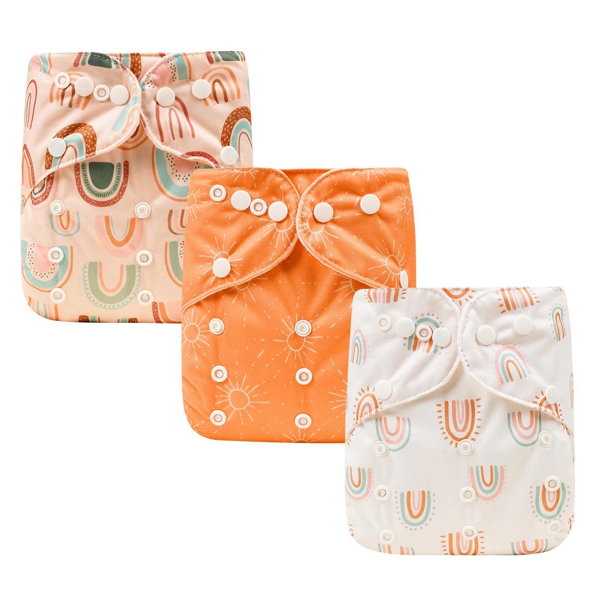 3 cloth diapers